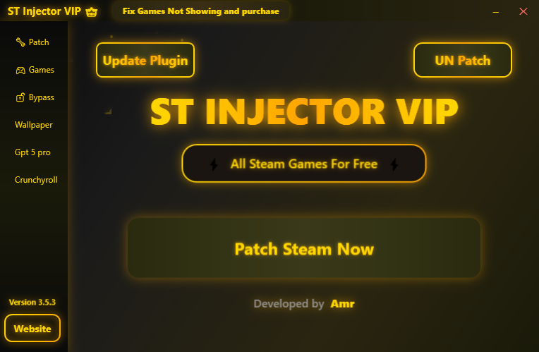 ST INJECTOR app preview